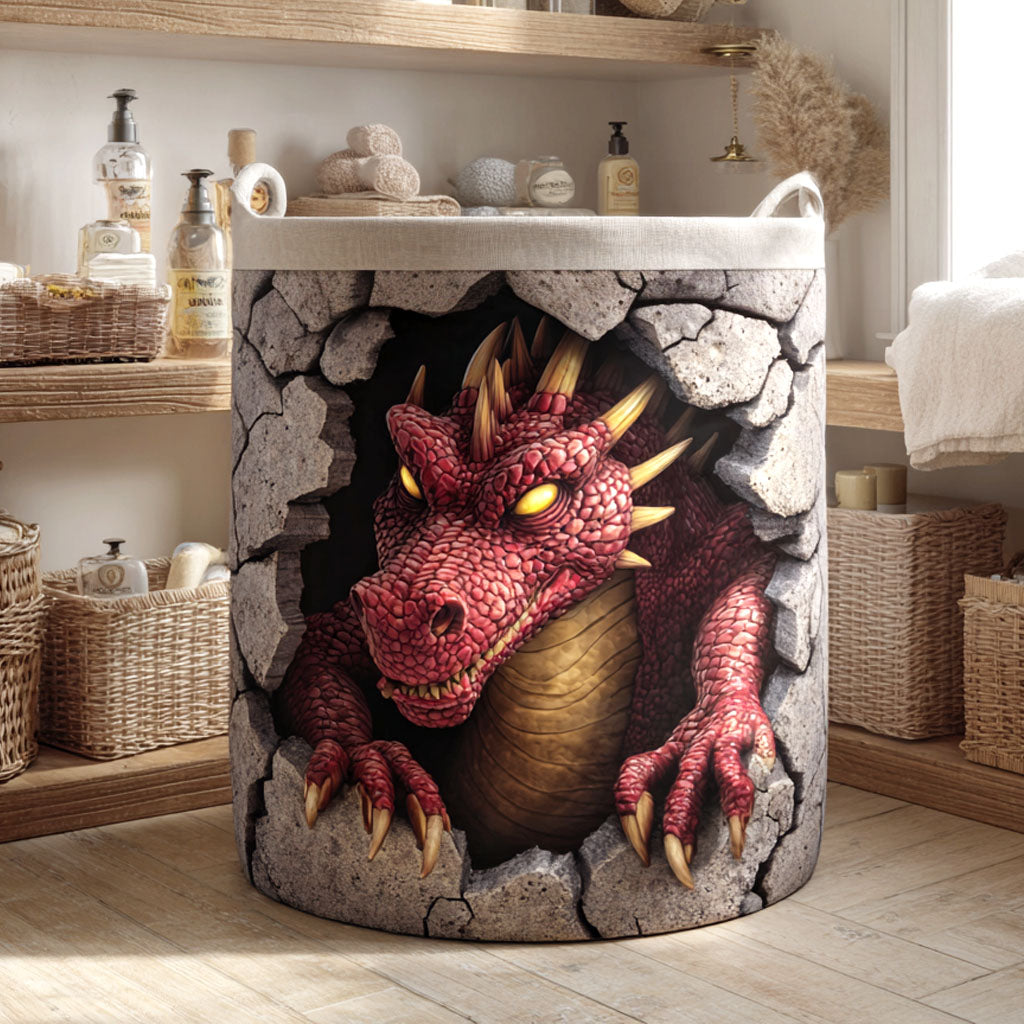 Crimson Flame Laundry Basket Laundry Gifts, Housewarming Gift Ideas, Mother's Day Gifts