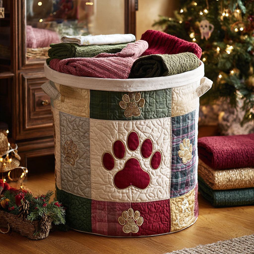 Crimson Hearth Paws Laundry Basket Laundry Gifts, Housewarming Gift Ideas, Mother's Day Gifts