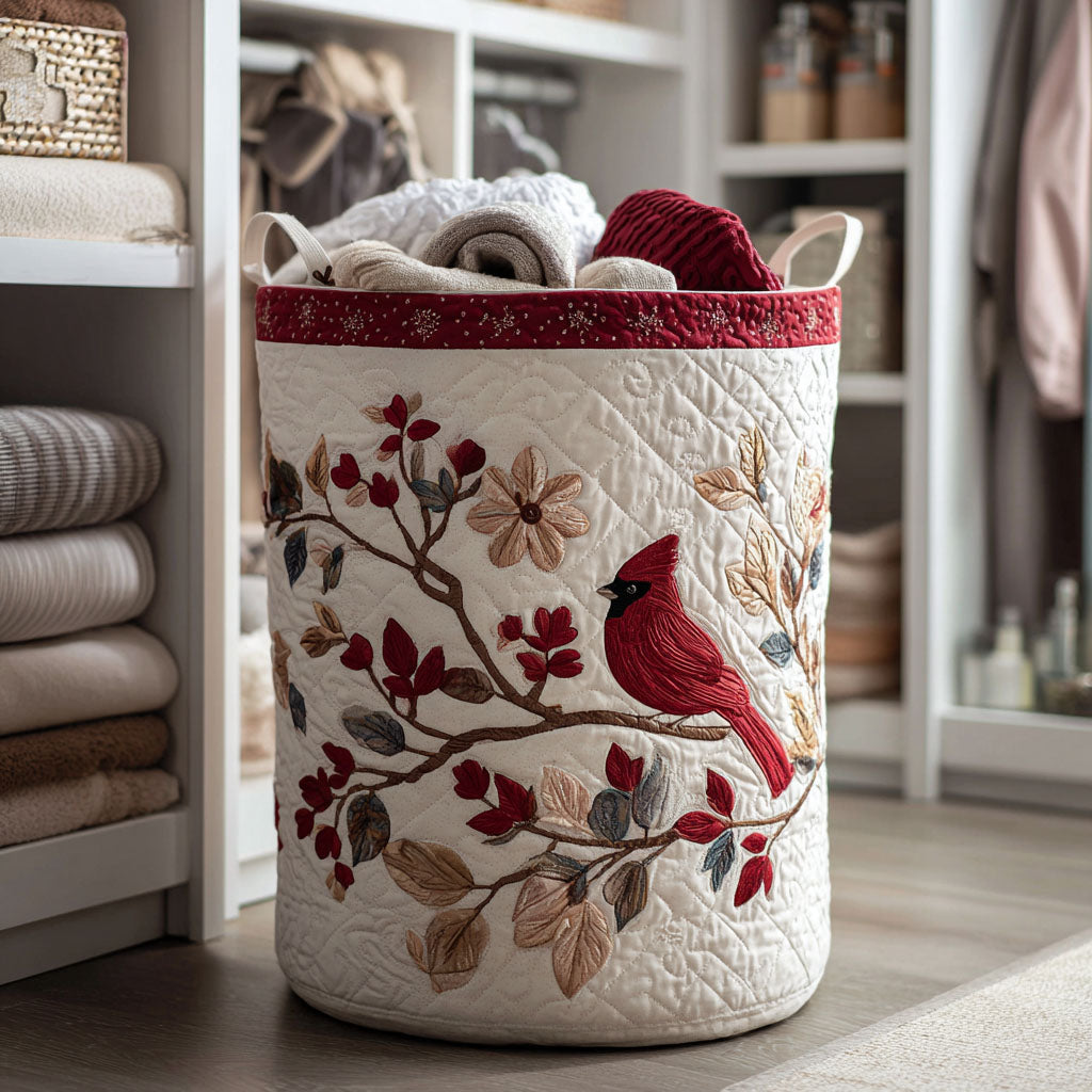 Crimson Leaves Laundry Basket Laundry Gifts, Housewarming Gift Ideas, Mother's Day Gifts