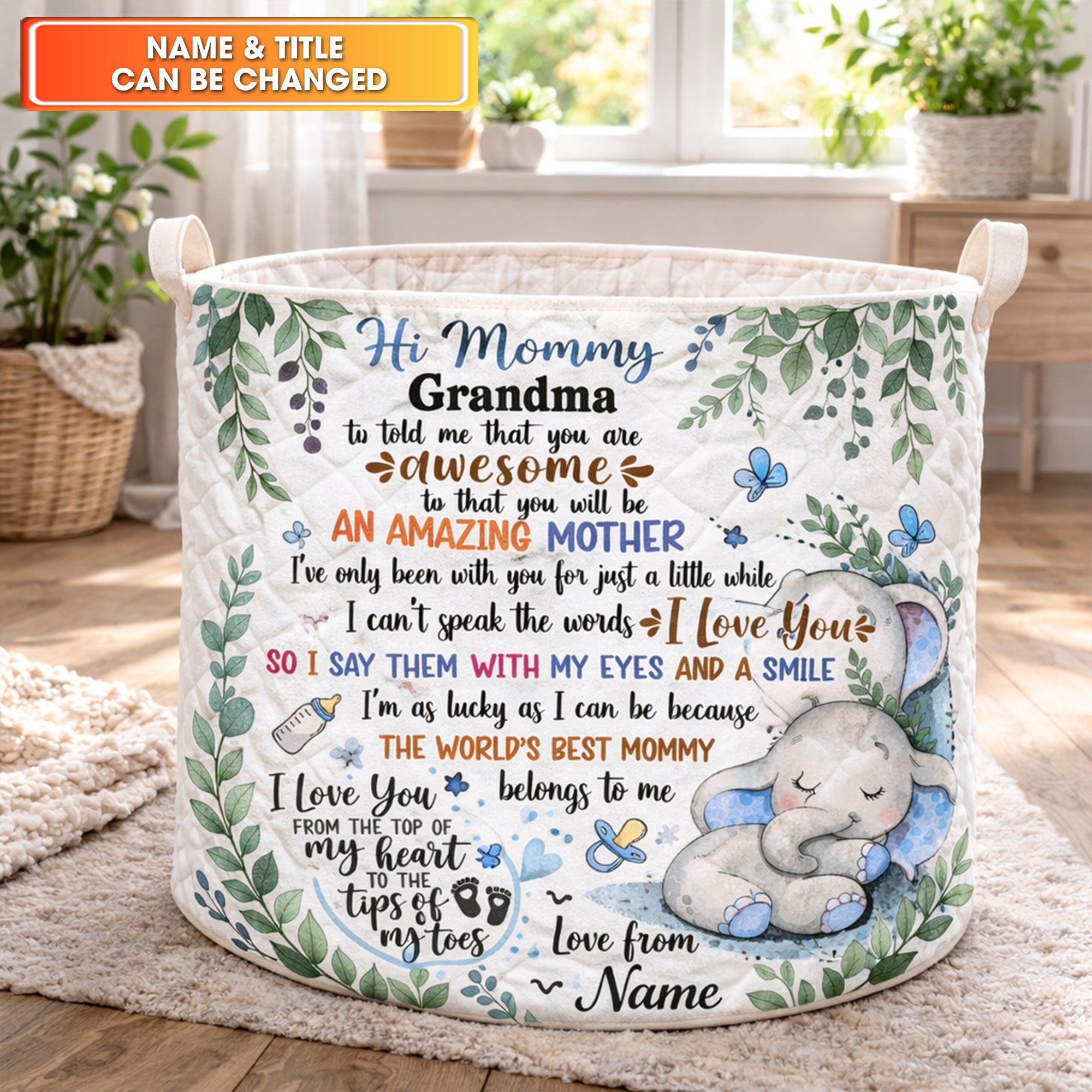 New Mom Gift Basket Laundry Basket Laundry Gifts, Housewarming Gift Ideas, First Mother's Day Gift