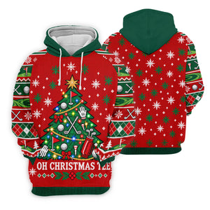 Oh Christmas Tee Golf Tree Golf Shirt, Golf Shirts For Women, Golf Gifts For Women