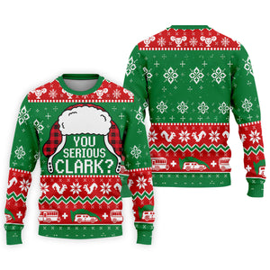 Christmas You Serious Clark Golf Shirt, Golf Shirts For Men, Funny Mens Golf Shirts