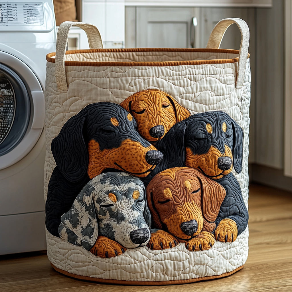 Dachshund Dream Laundry Basket Laundry Gifts, Housewarming Gift Ideas, Mother's Day Gifts