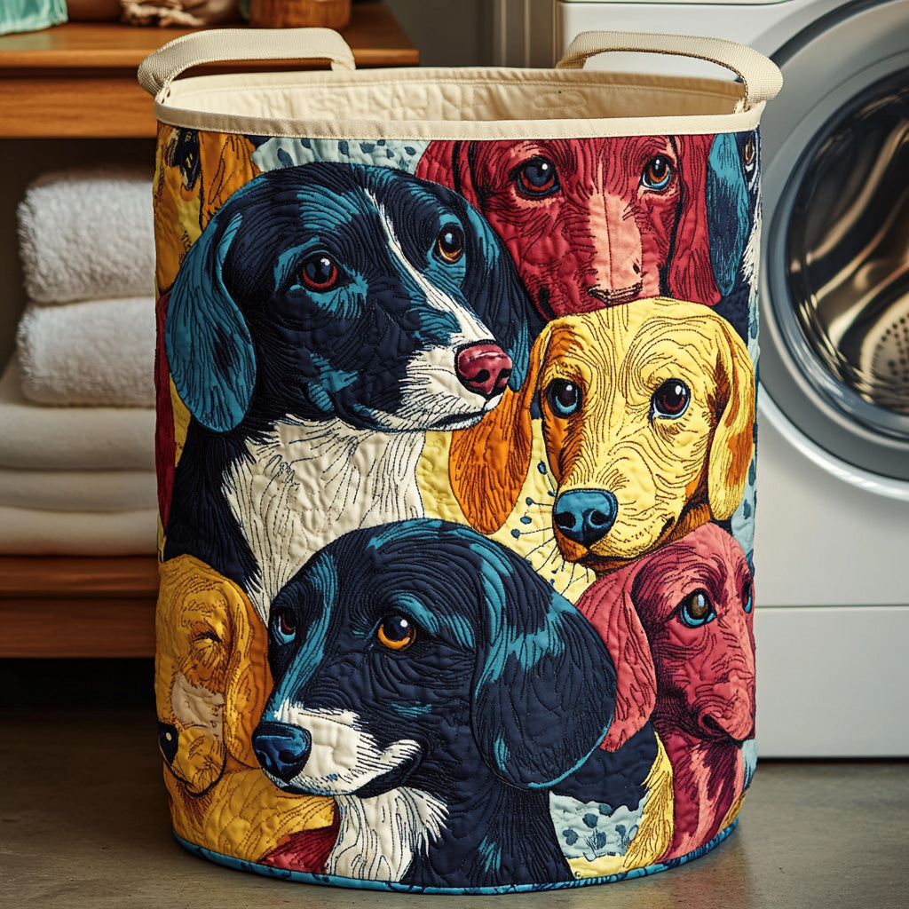 Dachshund Warm Home Laundry Basket Laundry Gifts, Housewarming Gift Ideas, Mother's Day Gifts