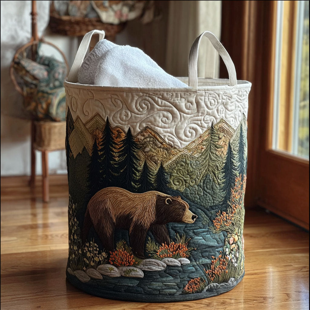 Deep Forest Wanderer Laundry Basket Laundry Gifts, Housewarming Gift Ideas, Mother's Day Gifts