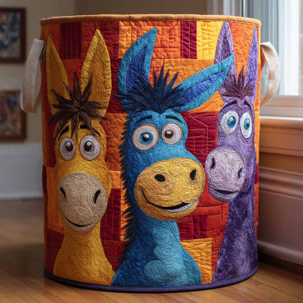Donkey Parade Laundry Basket Laundry Gifts, Housewarming Gift Ideas, Mother's Day Gifts