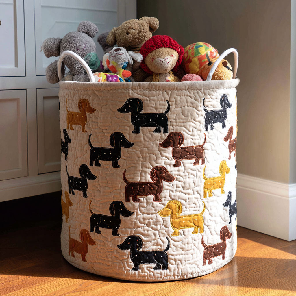 Doxie Trails Laundry Basket Laundry Gifts, Housewarming Gift Ideas, Mother's Day Gifts