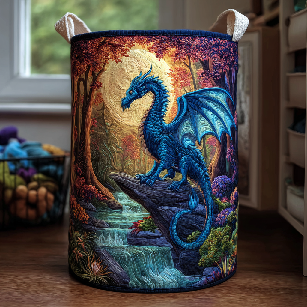 Dragon Crest Laundry Basket Laundry Gifts, Housewarming Gift Ideas, Mother's Day Gifts