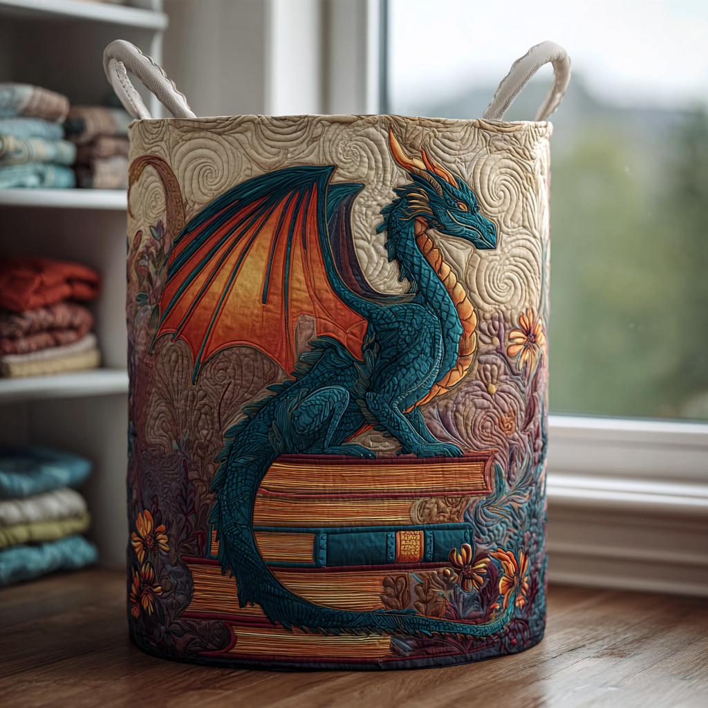 Dragon Shadow Laundry Basket Laundry Gifts, Housewarming Gift Ideas, Mother's Day Gifts