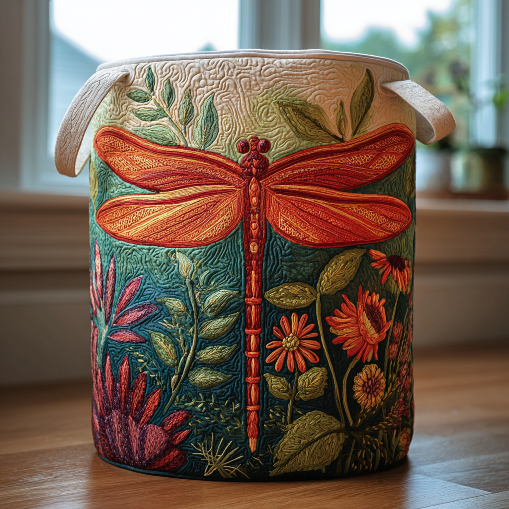 Dragonfly Grace Laundry Basket Laundry Gifts, Housewarming Gift Ideas, Mother's Day Gifts