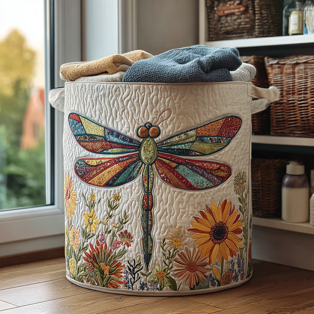 Dragonfly Trail Laundry Basket Laundry Gifts, Housewarming Gift Ideas, Mother's Day Gifts