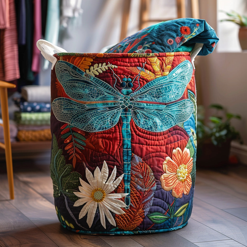 Dragonfly Whimsy Laundry Basket Laundry Gifts, Housewarming Gift Ideas, Mother's Day Gifts