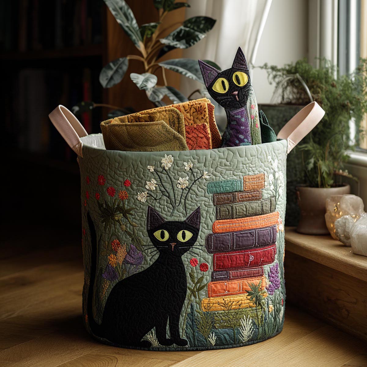 Eclipse Cat Laundry Basket Laundry Gifts, Housewarming Gift Ideas, Mother's Day Gifts