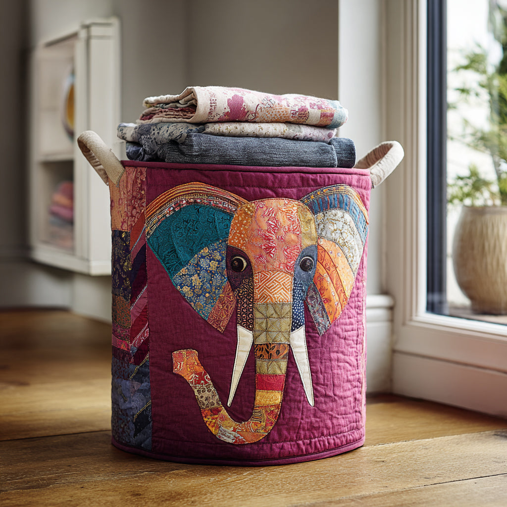 Elephant Oasis Laundry Basket Laundry Gifts, Housewarming Gift Ideas, Mother's Day Gifts