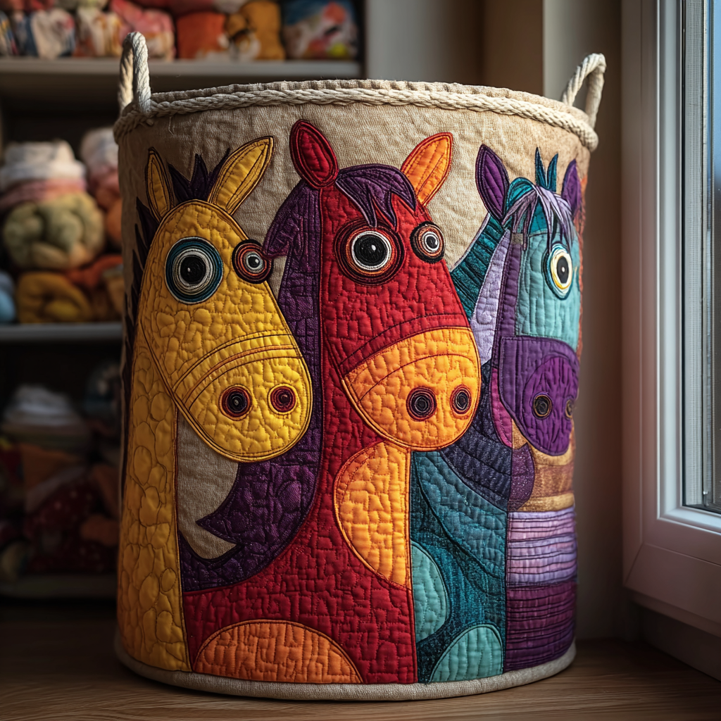 Eternal Horse Laundry Basket Laundry Gifts, Housewarming Gift Ideas, Mother's Day Gifts