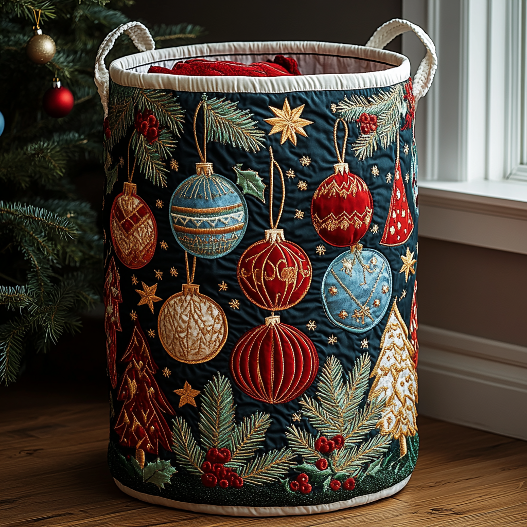 Festive Charm Laundry Basket Laundry Gifts, Housewarming Gift Ideas, Mother's Day Gifts