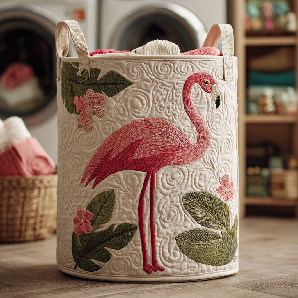 Flamingo Dream Laundry Basket Laundry Gifts, Housewarming Gift Ideas, Mother's Day Gifts