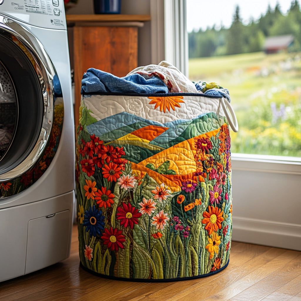 Flower Drift Laundry Basket Laundry Gifts, Housewarming Gift Ideas, Mother's Day Gifts