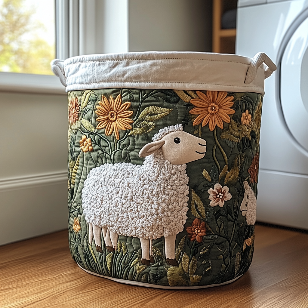 Fluffy Sheep Laundry Basket Laundry Gifts, Housewarming Gift Ideas, Mother's Day Gifts