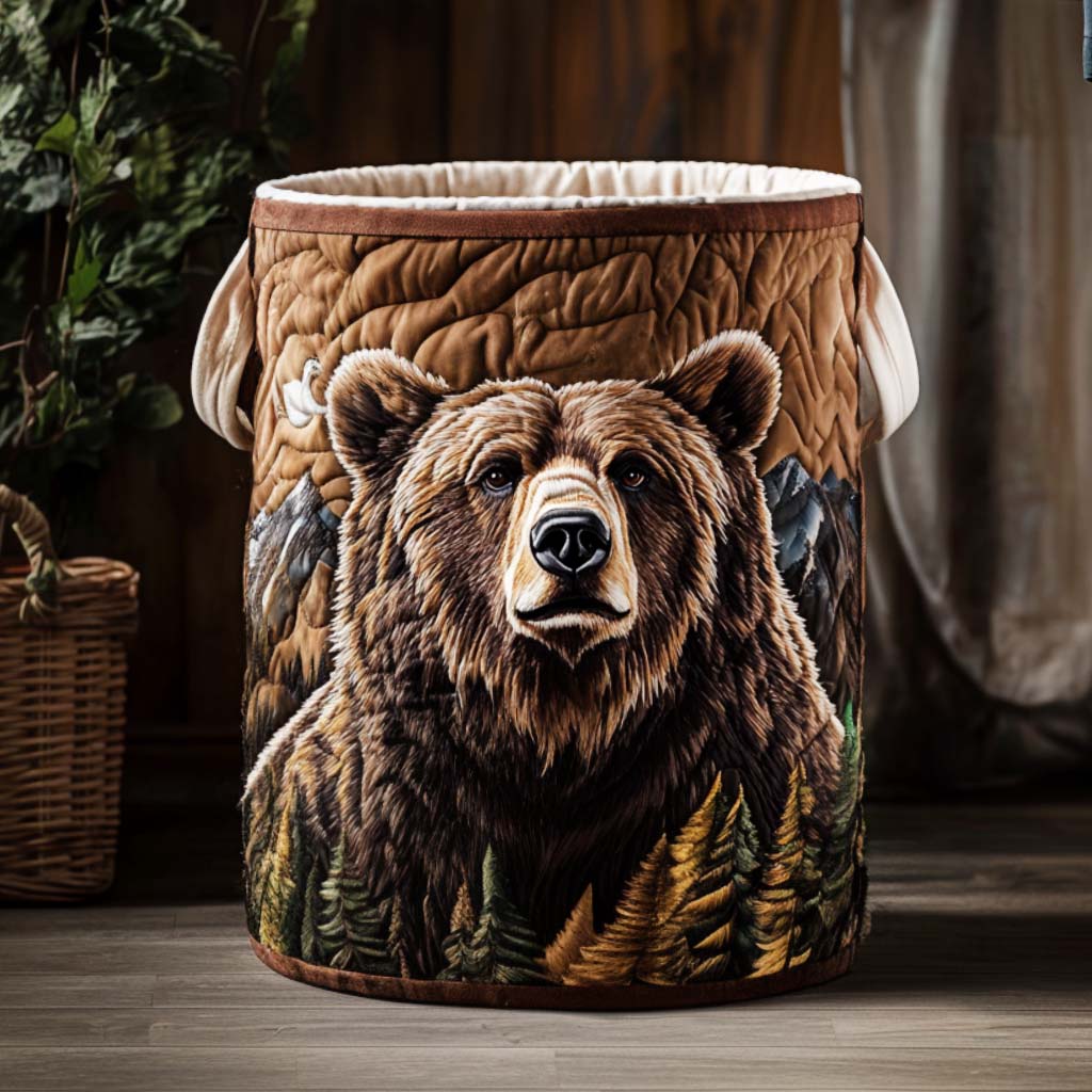 Forest Bear Stroll Laundry Basket Laundry Gifts, Housewarming Gift Ideas, Mother's Day Gifts