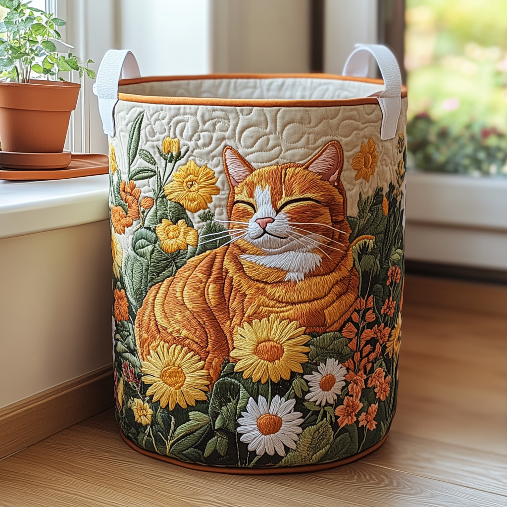 Forest Cat Laundry Basket Laundry Gifts, Housewarming Gift Ideas, Mother's Day Gifts