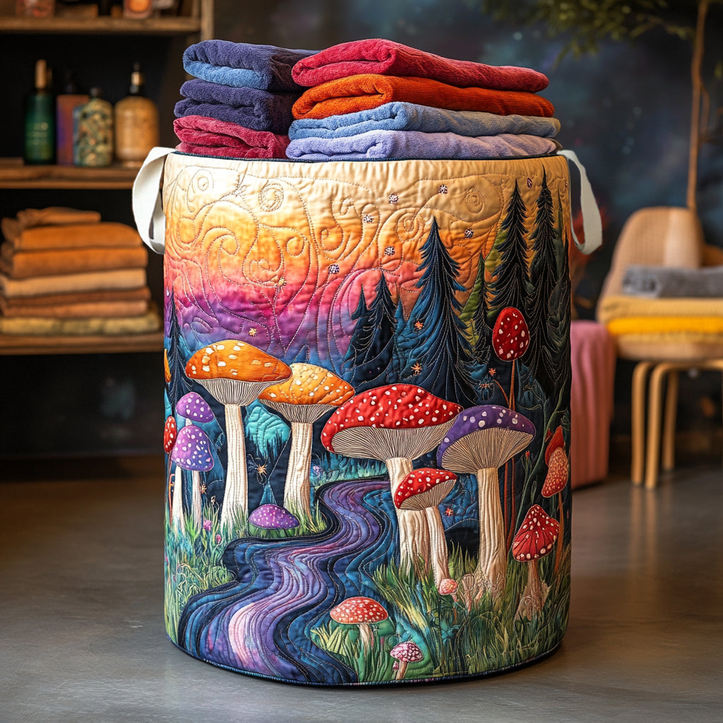 Forest Fungus Charm Laundry Basket Laundry Gifts, Housewarming Gift Ideas, Mother's Day Gifts