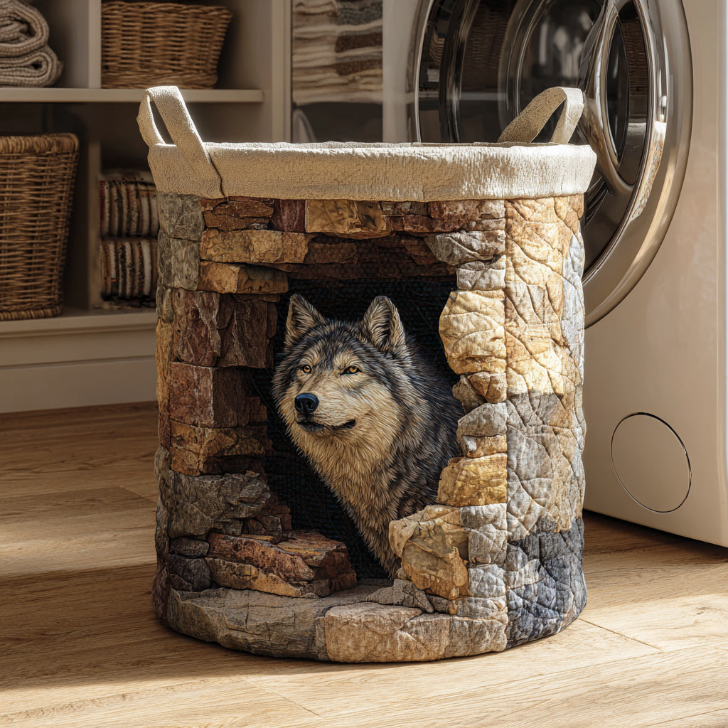 Forest Wolf Ambush Laundry Basket Laundry Gifts, Housewarming Gift Ideas, Mother's Day Gifts