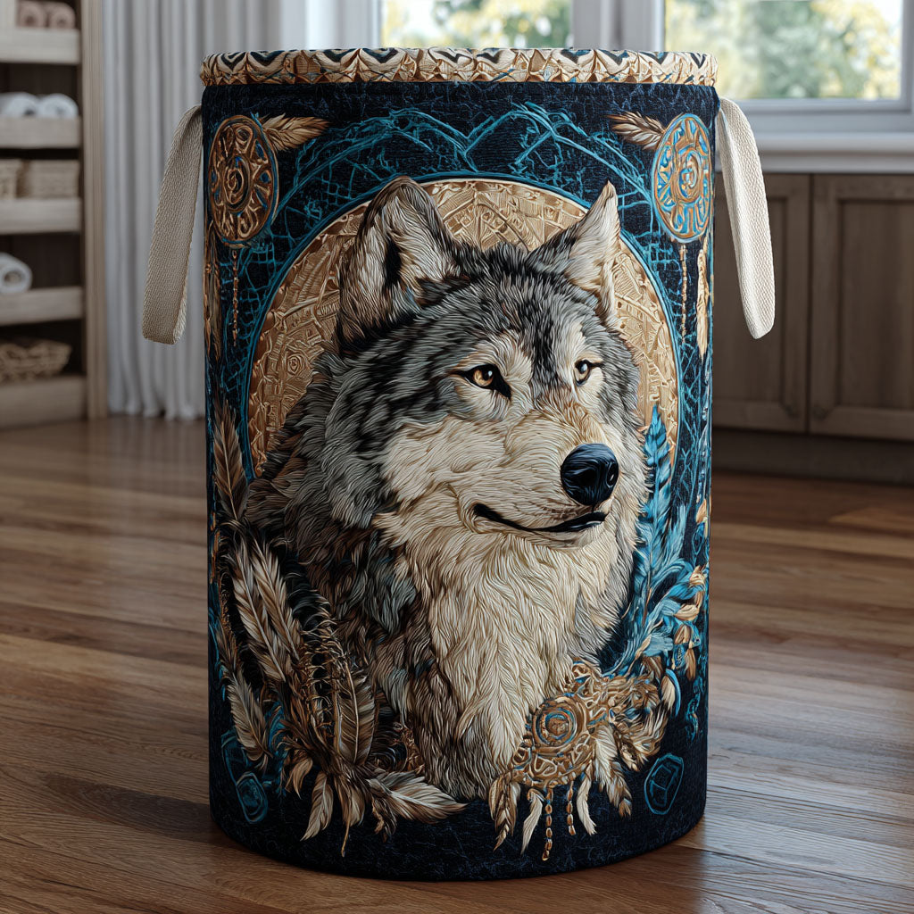 Forest Wolf Laundry Basket Laundry Gifts, Housewarming Gift Ideas, Mother's Day Gifts