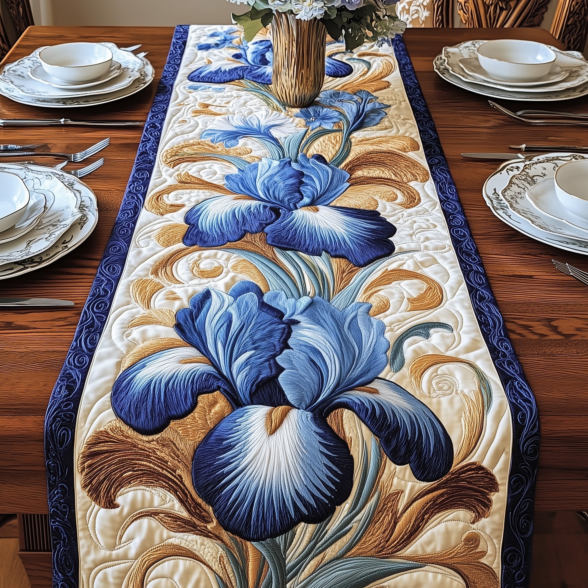 Symbol of Hope Quilted Table Runner, Easter Table Runner, Spring Table Runner, Mother's Day Gifts