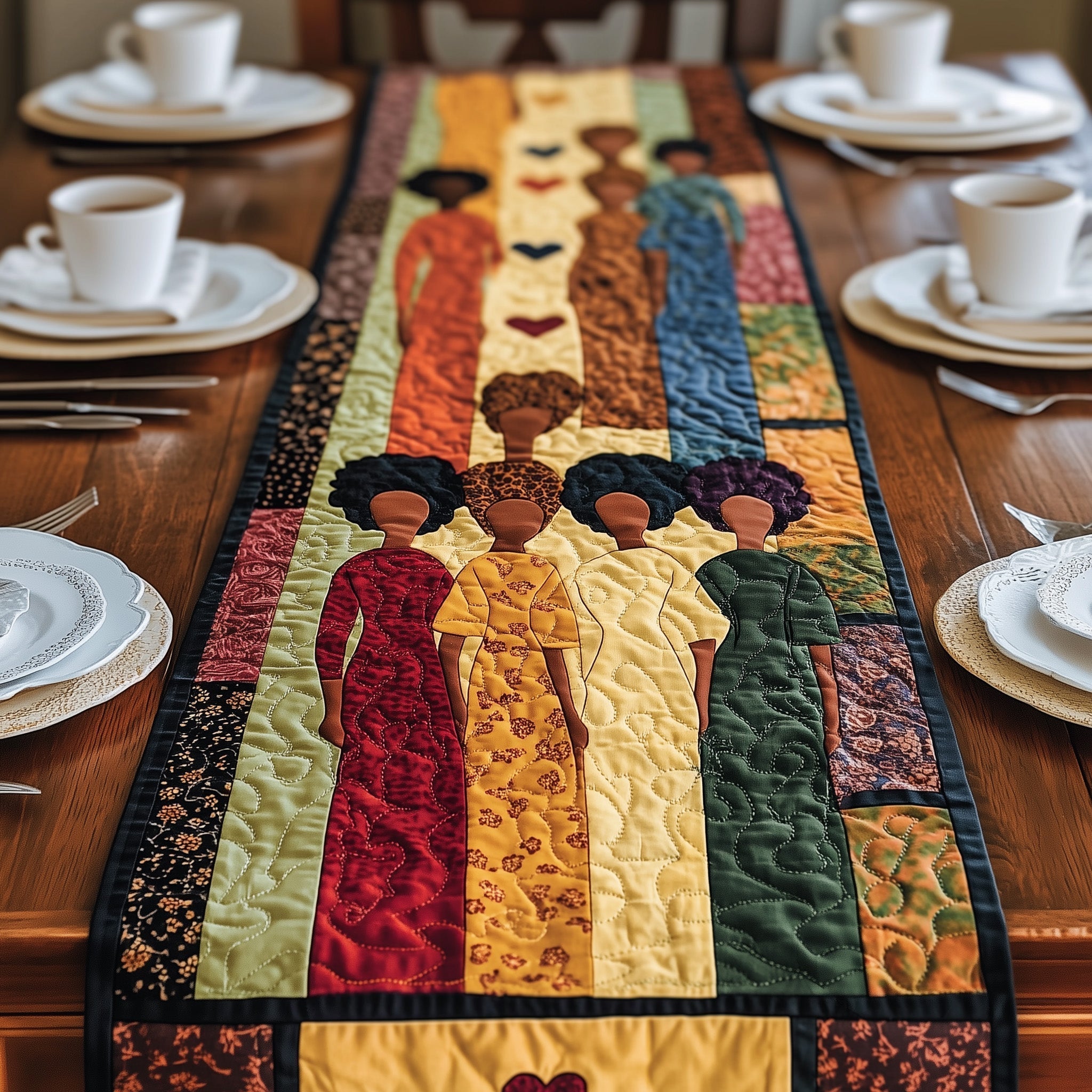 Unshakable Roots Quilted Table Runner, Easter Table Runner, Spring Table Runner, Mother's Day Gifts