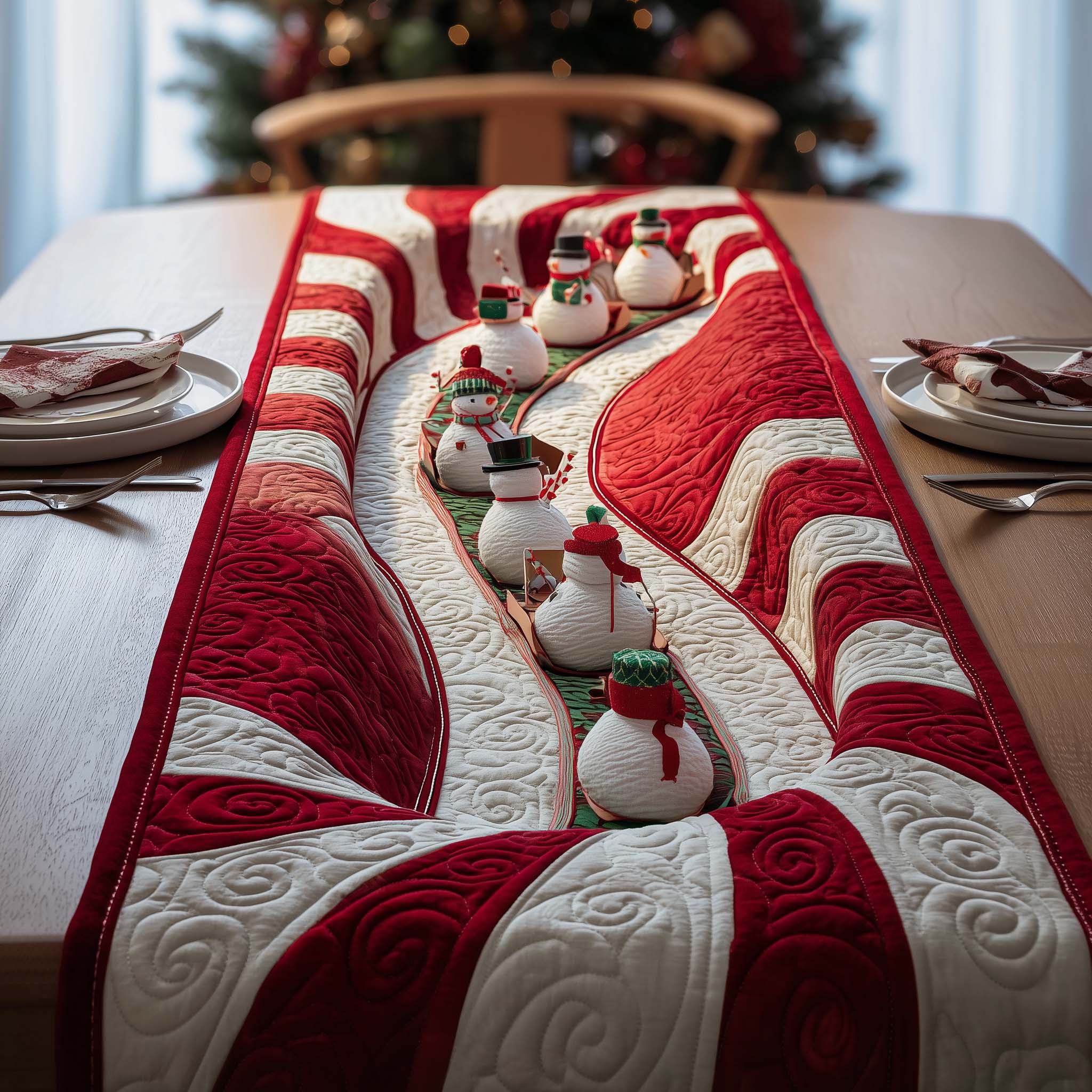 Candy Lane Quilted Table Runner, Easter Table Runner, Spring Table Runner, Mother's Day Gifts