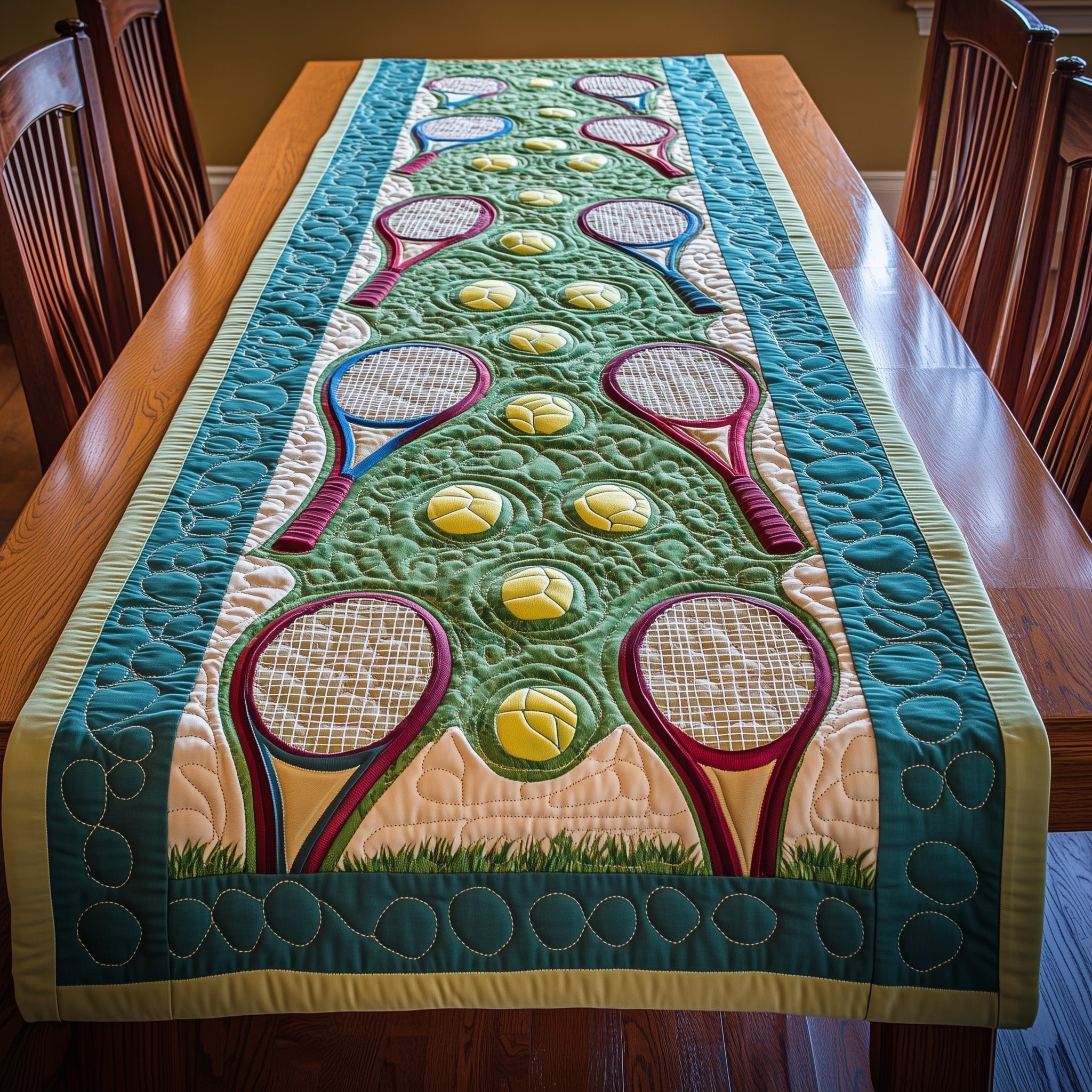 The Perfect Match Quilted Table Runner, Easter Table Runner, Spring Table Runner, Mother's Day Gifts