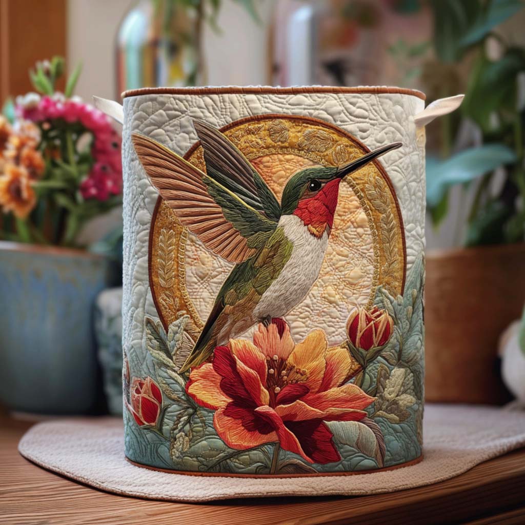 Garden Hummingbird Glow Laundry Basket Laundry Gifts, Housewarming Gift Ideas, Mother's Day Gifts