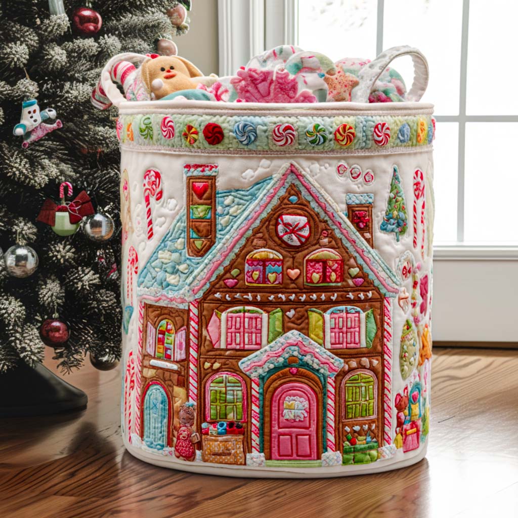 Gingerbread Dreams Laundry Basket Laundry Gifts, Housewarming Gift Ideas, Mother's Day Gifts