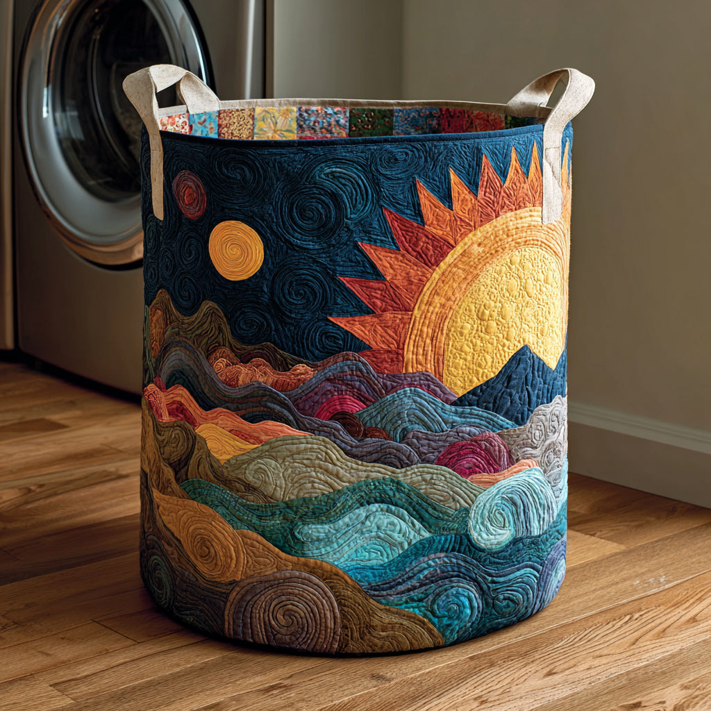 Glimmering Sun Laundry Basket Laundry Gifts, Housewarming Gift Ideas, Mother's Day Gifts