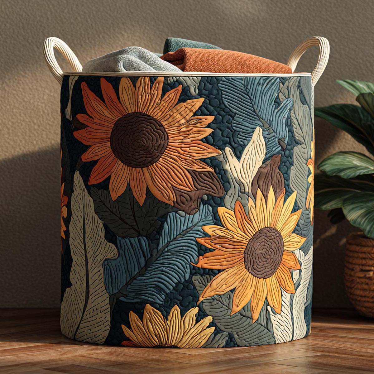 Golden Garden Laundry Basket Laundry Gifts, Housewarming Gift Ideas, Mother's Day Gifts