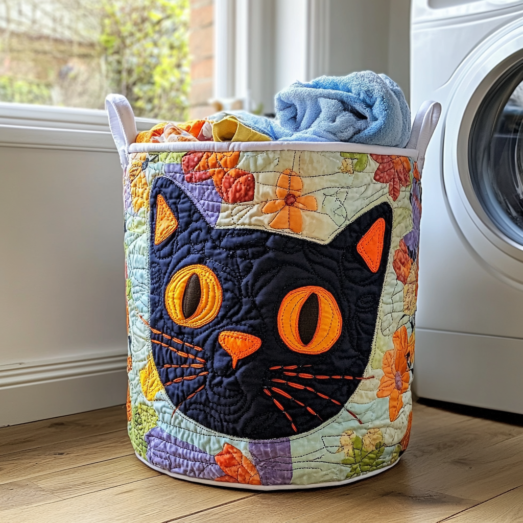 Happy Cat Laundry Basket Laundry Gifts, Housewarming Gift Ideas, Mother's Day Gifts
