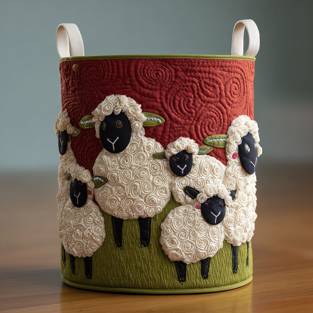 Happy Sheep Laundry Basket Laundry Gifts, Housewarming Gift Ideas, Mother's Day Gifts