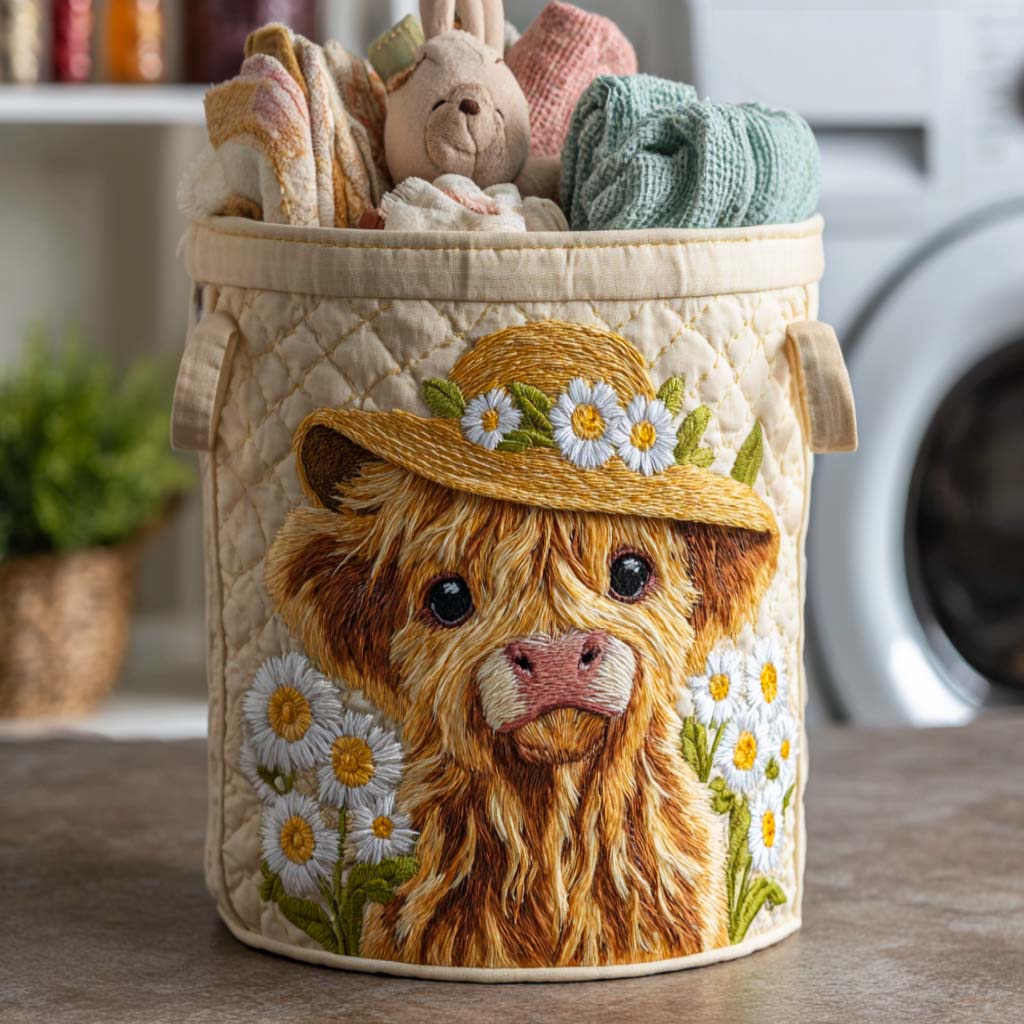 Highland Whisper Laundry Basket Laundry Gifts, Housewarming Gift Ideas, Mother's Day Gifts