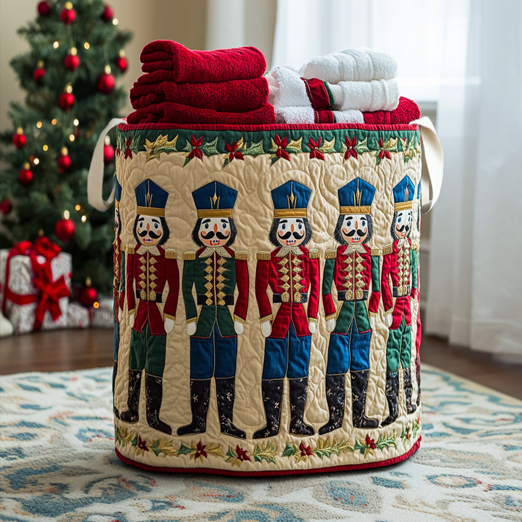 Holiday Nutcracker Laundry Basket Laundry Gifts, Housewarming Gift Ideas, Mother's Day Gifts