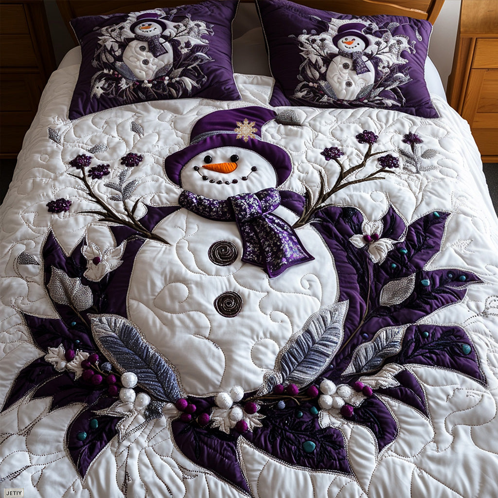 Holly Jolly Cheer Quilted Bedding Set Fall Quilt Sets Mothers Day Gift