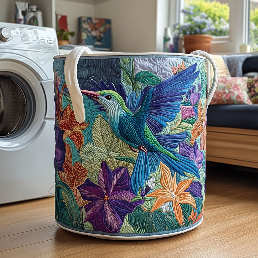 Hummingbird Dream Laundry Basket Laundry Gifts, Housewarming Gift Ideas, Mother's Day Gifts