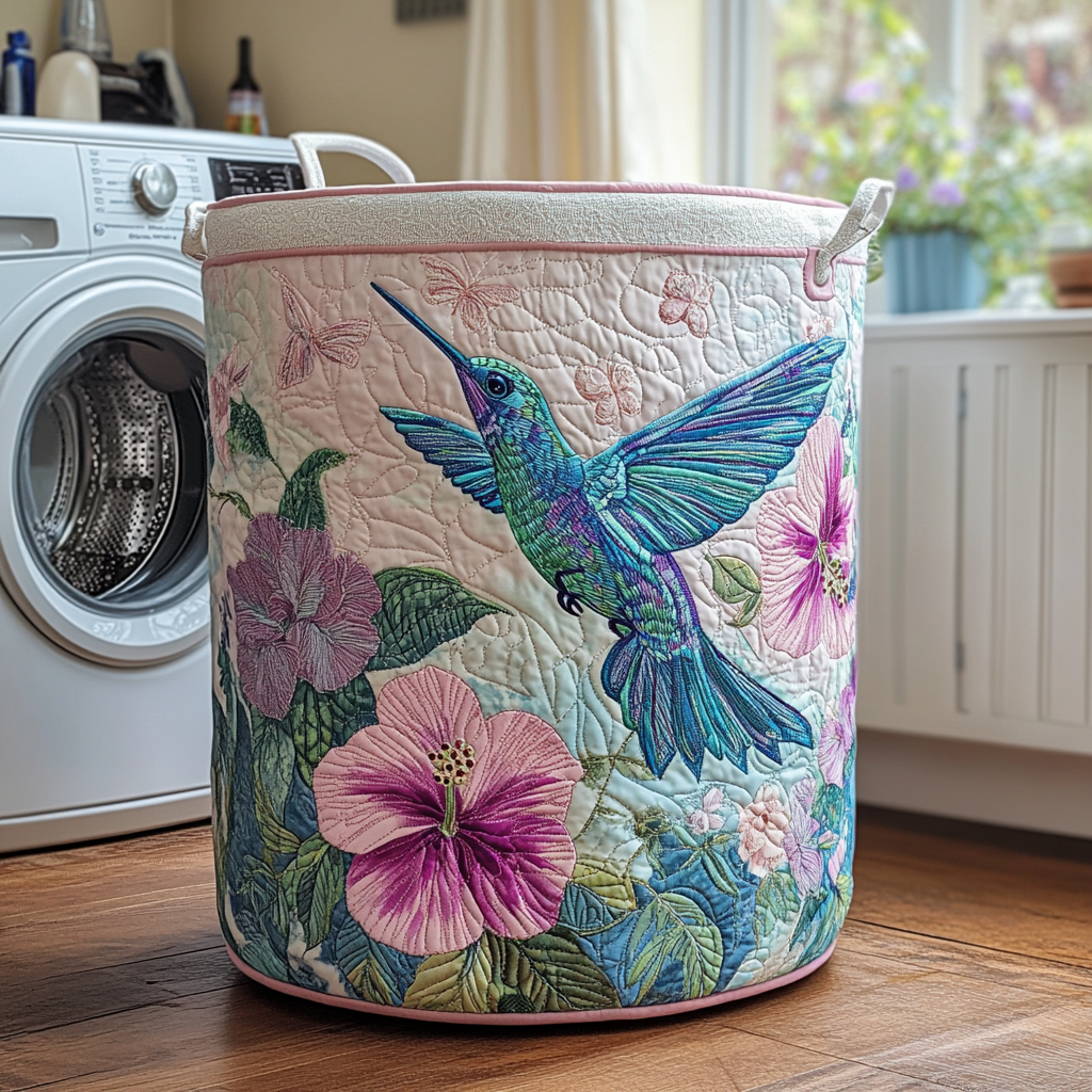 Hummingbird Haven Laundry Basket Laundry Gifts, Housewarming Gift Ideas, Mother's Day Gifts