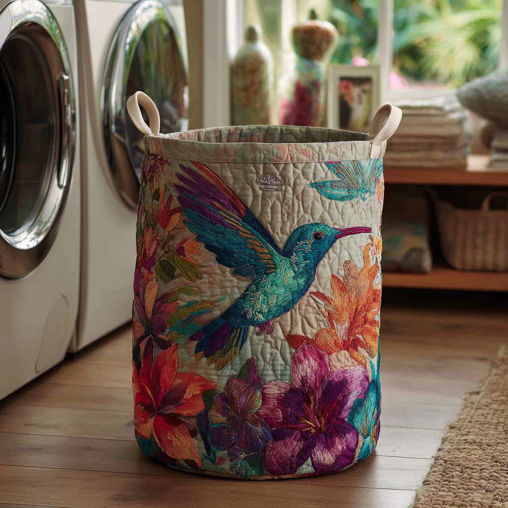 Hummingbird Light Laundry Basket Laundry Gifts, Housewarming Gift Ideas, Mother's Day Gifts
