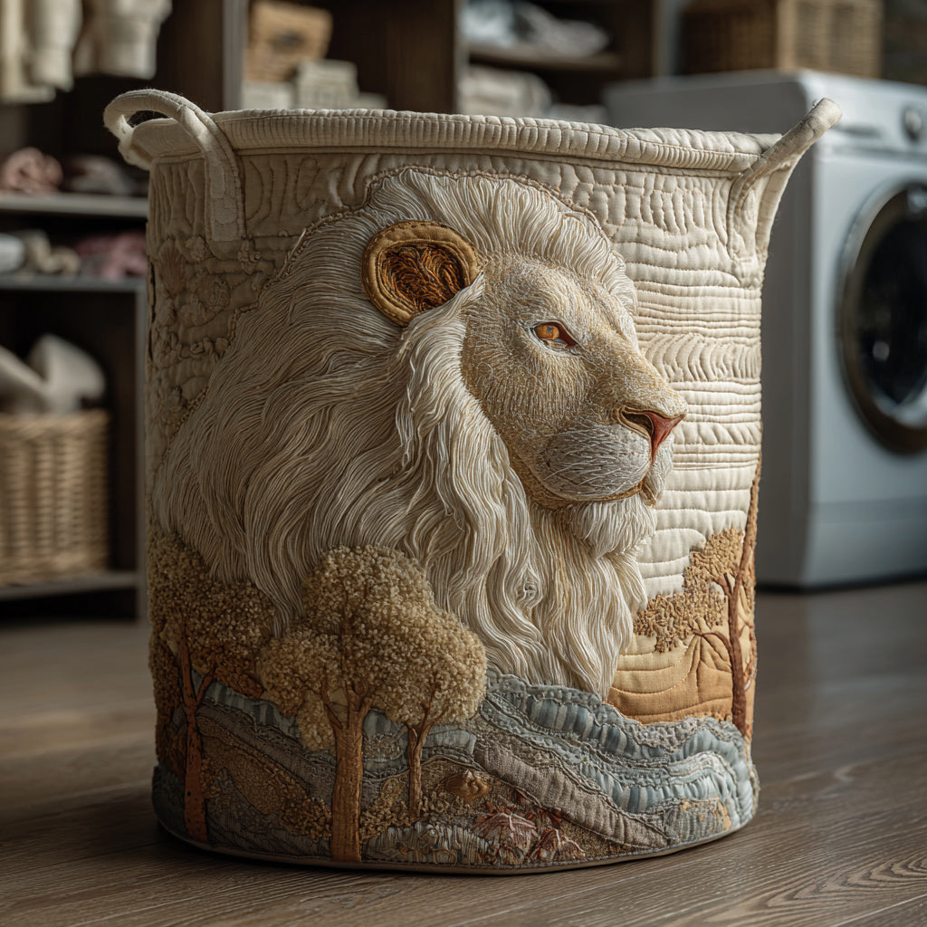 Ivory Lion King Laundry Basket Laundry Gifts, Housewarming Gift Ideas, Mother's Day Gifts