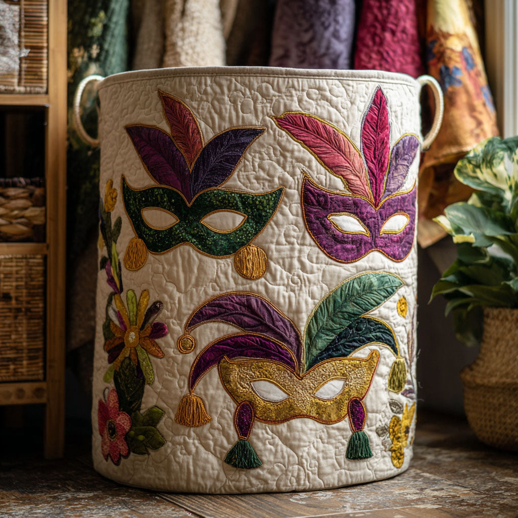 Jewel Masquerade Laundry Basket Laundry Gifts, Housewarming Gift Ideas, Mother's Day Gifts