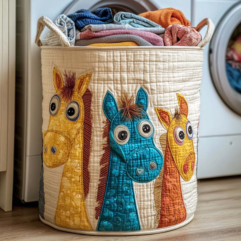 Joyful Colts Laundry Basket Laundry Gifts, Housewarming Gift Ideas, Mother's Day Gifts
