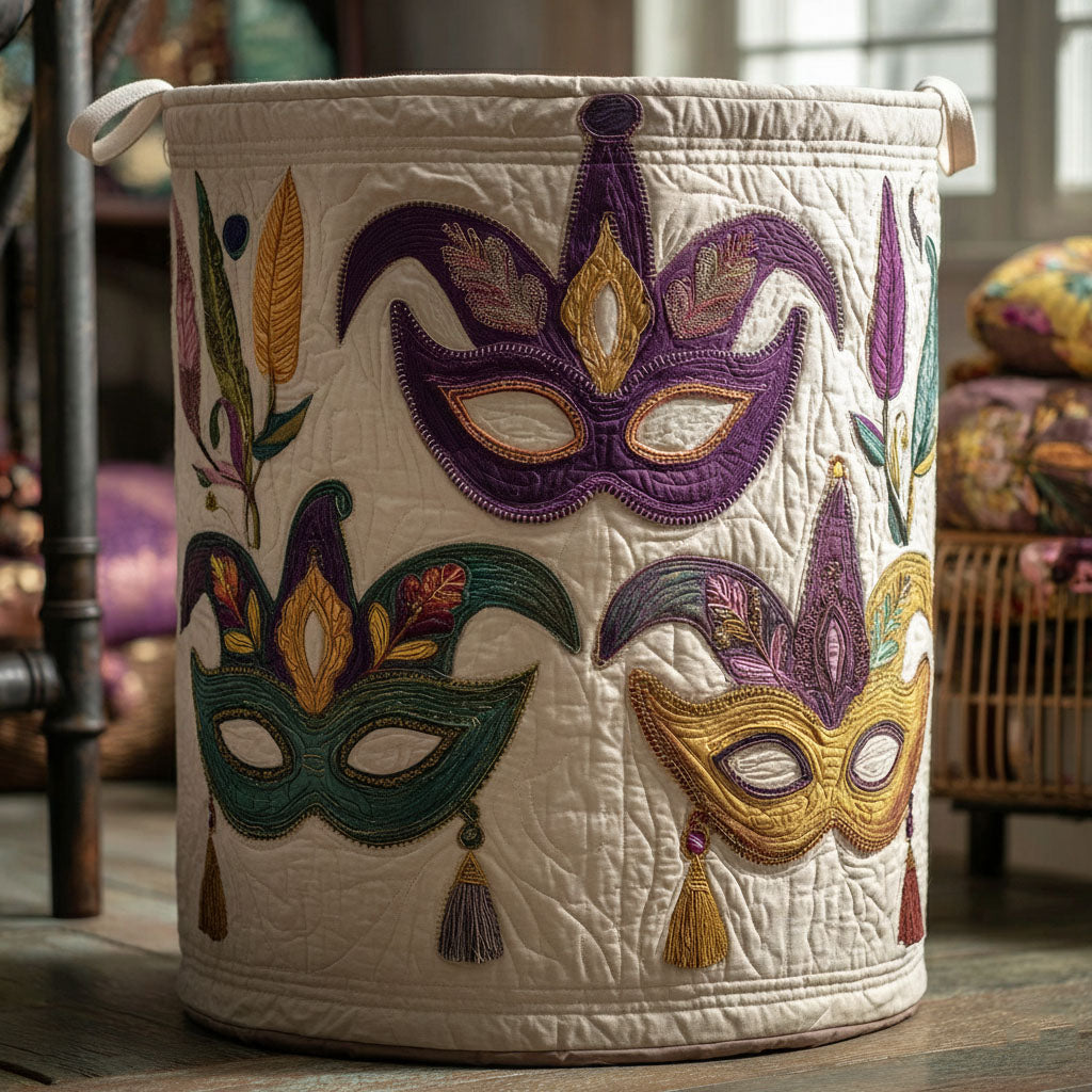 Jubilee Masks Laundry Basket Laundry Gifts, Housewarming Gift Ideas, Mother's Day Gifts