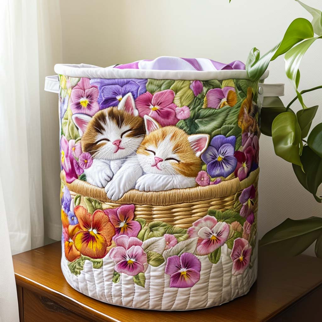 Kitten Chaos Laundry Basket Laundry Gifts, Housewarming Gift Ideas, Mother's Day Gifts