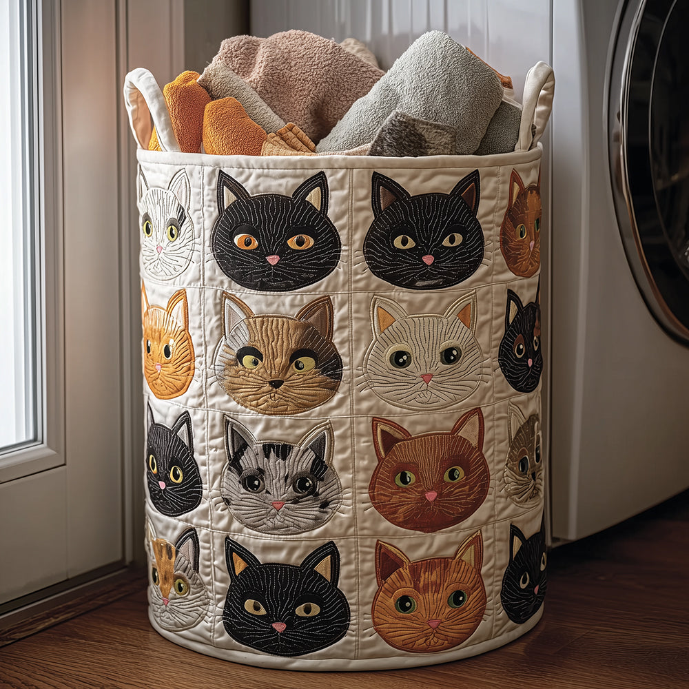 Kitty Haven Laundry Basket Laundry Gifts, Housewarming Gift Ideas, Mother's Day Gifts